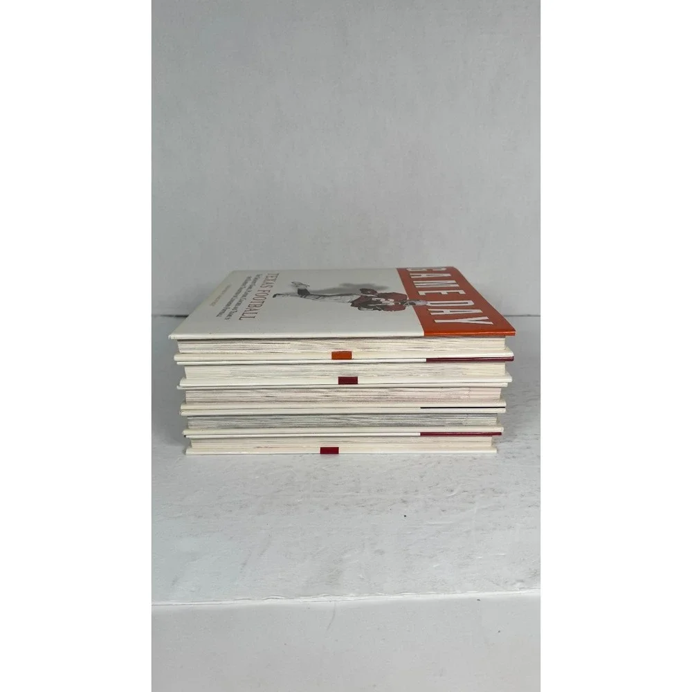 Game Day Football Books Lot Texas Alabama Nebraska Wisconsin Penn State 2005